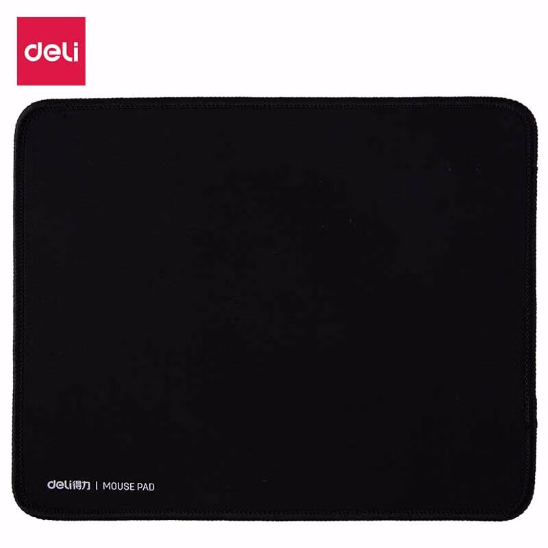 得力(deli)鼠标垫橡胶材质鼠标垫 得力办公用品多用 加厚33188(25*20cm) PCKJ132827